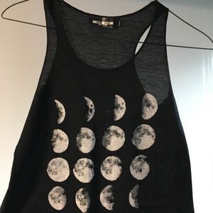 Paper Plane Muscle tank, grey, phases of the moon 🌙, small